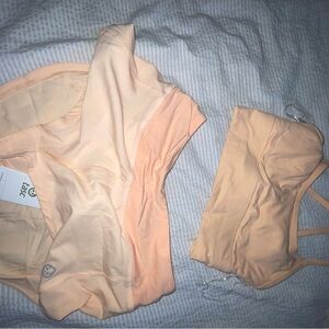 Peach Women's Athletic Set